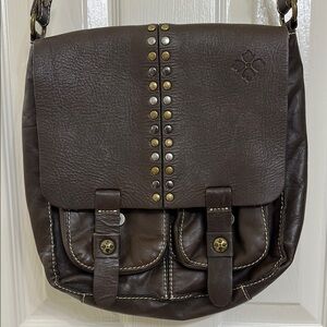 Patricia Nash Dark Brown Crossbody Bag
